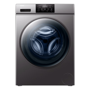 海尔（Haier）全自动滚筒洗衣机 变频一级 防生锈微蒸汽空气洗 10公斤大容量洗烘一体机 XQG100-HB06
