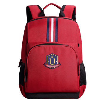 UEK小学生书包男孩女生4-5-6年级双肩背包6-12岁红色儿童书包