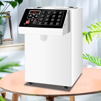 欧斯若 果糖机奶茶店商用全自动小型糖浆机专用全套设备微电脑果糖定量机   白色(8.5L)