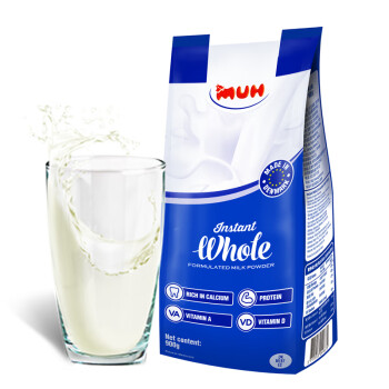 甘蒂牧场（MUH）丹麦原装进口 全脂速溶调制乳粉 高钙牛奶奶粉冲饮900g 营养早餐
