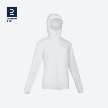 迪卡侬衣男防紫外线透气皮肤衣外套运动薄夏服女odt3云雾白l 4513483