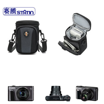 赛腾（statin）BD02A黑 单电微单相机包 保护层厚实面料耐磨 小巧型 适合索尼黑卡ZV系佳能G5和G7系等