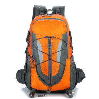 户外尖锋（HU WAI JIAN FENG）户外登山双肩背包大容量简约防泼水户外旅游运动背包20-35L桔色
