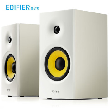 漫步者（EDIFIER）音箱R1080BT 桌面2.0声道电脑音响 蓝牙音箱 木质音响 台式机笔记本音响 白色