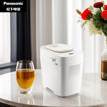 松下（Panasonic）面包机家用可预约全自动智能揉面多功能和面机断电记忆保护烤面包机