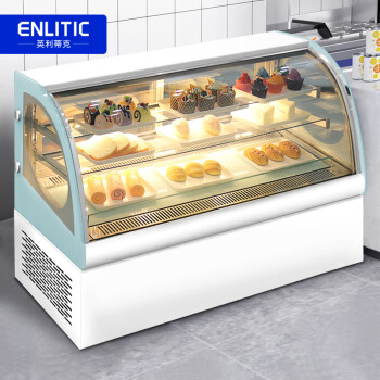 英利蒂克（Enlitic）蛋糕柜冷藏展示柜 水果甜品烘培保鲜商用柜 寿司三明治饮料熟食玻璃陈列柜 DGG-TYH12G