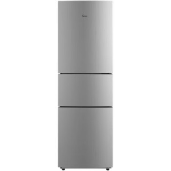 美的（Midea）BCD-210TM(ZG)浅灰色家用小型三门式冷冻冰箱家用小型三门式冷冻冰箱