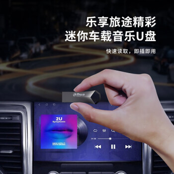 alhua TECHNOLOGY大华（dahua）16GB USB2.0 U盘 U136-20 时尚设计 轻巧便携 金属车载优盘