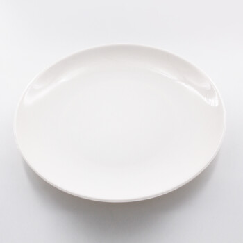 扬格美耐皿 11英寸仿瓷密胺盘烧烤盘圆盘商用白色餐盘子 011浅式盘 10个/件