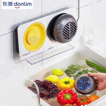 东菱（Donlim） 果蔬清洗机 蔬菜水果去农残净化机器家用 洗菜除菌神器 食材清洁 无线双头 DL-1271