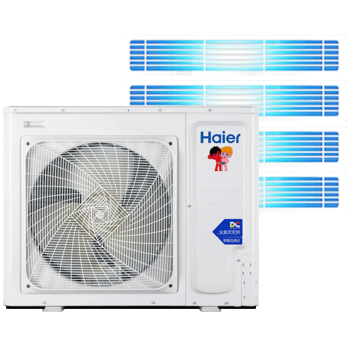 海尔（Haier）中央空调一拖四风管机大6匹小多联一级能效全直流变频嵌入式智尊+ RFC160MXSAVA(G)