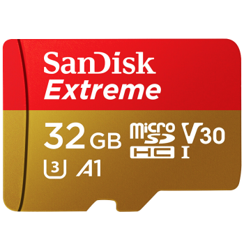 闪迪（SanDisk）32GB TF内存卡 4K高清 A1 V30 U3 至尊极速存储卡 兼容运动相机无人机 读速100MB/s 写速60MB/s