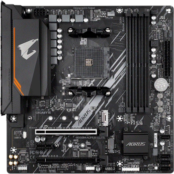 技嘉（GIGABYTE）小雕 B550M AORUS ELITE 主板DDR4支持处理器45005600X5700G5800X AMD B550 Socket AM4