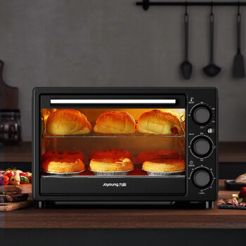 九阳（Joyoung）电烤箱家用多功能烤箱 烘焙蛋糕25L烤箱 独立控温 KX25-V370