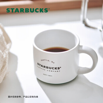 星巴克（Starbucks）经典款品尝马克杯3oz咖啡杯陶瓷水杯泡茶杯办公室桌面杯节日送礼