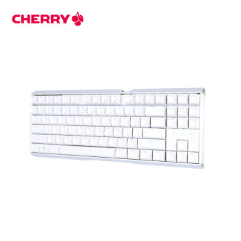 CHERRY樱桃 MX3.0S TKL 键盘机械 G80-3876HSAEU-0 游戏键盘 有线电脑键盘 樱桃键盘 白色 青轴