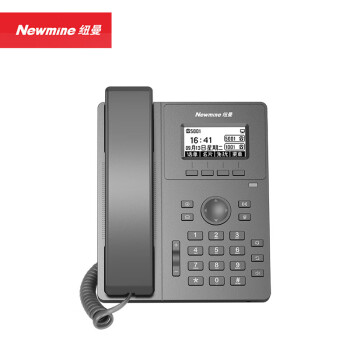 Newmine纽曼 HL2008TSD-748(R) IP电话机 网络SIP话机 2个SIP账号 黑白液晶屏 支持6方会议