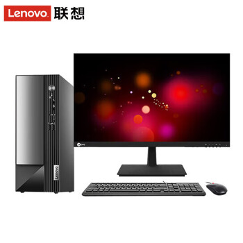 联想(Lenovo)扬天M4000q英特尔商用台式机电脑整机(酷睿i5-12400 16G 1T+256G Type-C Win11)23英寸显示器