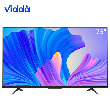海信 Vidda S75 75英寸 4K超薄金属全面屏 远场语音 2+16G MEMC防抖 智慧屏 智能游戏液晶电视 以旧换新