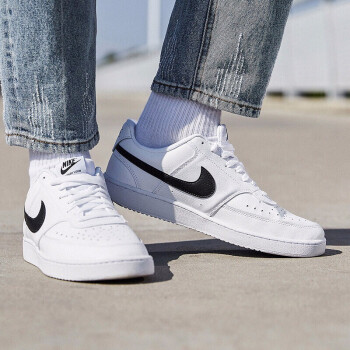 潮nikecourtvisionlow耐克板鞋男子春季新款低帮透气休闲轻便耐磨运动