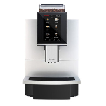 Dr.coffee咖博士F12全自动商用自动清洁咖啡机大屏触控一键磨豆奶咖机 F12-PLUS银色