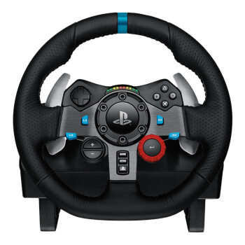 罗技（Logitech）力回馈游戏方向盘 赛车仿真模拟 双马达方向盘 G29
