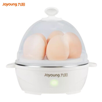 九阳（Joyoung）煮蛋器蒸蛋器小型自动家用宿舍小功率迷你早餐鸡蛋羹机ZD5-ZK52 白色