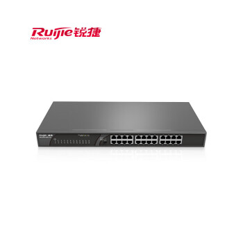锐捷（Ruijie）24口千兆非网管交换机 RG-ES124G V2 企业级办公监控工程交换器
