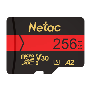 朗科（Netac）256GB TF（MicroSD）存储卡 U3 C10 A2 V30 4K 超高速版内存卡 读速170MB/s 写速100MB/s