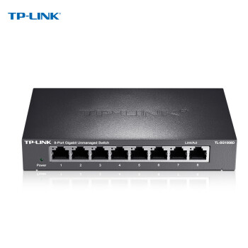 普联（TP-LINK）TL-SG1008D 8口千兆交换机  