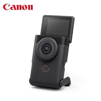 佳能（Canon）PowerShot V10 新概念数码摄像相机 旅游 直播 自拍 4K摄像 vlog数码摄像机 黑色