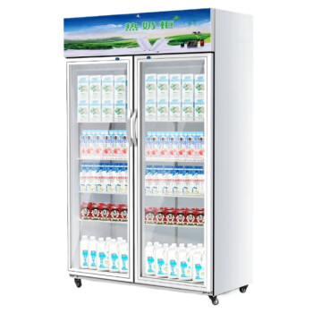 NGNLW饮料牛奶加热柜商用快餐便当恒温食品保温箱柜热饮机热饮柜展示柜   双门加热800L