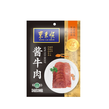 东来顺酱牛肉200g袋内蒙古清真酱卤牛肉卤汁熟牛肉即食熟食