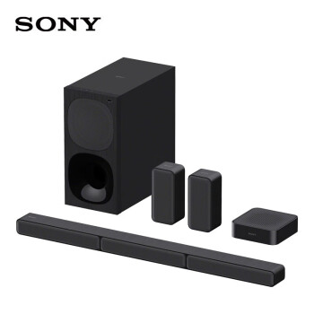 索尼（SONY）HT-S40R 5.1 实体环绕声道 杜比音效 无线后环绕 回音壁 Soundbar  电视音响 蓝牙