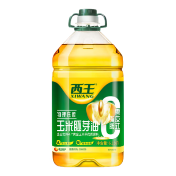 西王 食用油 玉米胚芽油6.18L 零反式脂肪 非转基因 含维生素E
