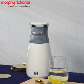 摩飞电器（Morphyrichards）电水壶小型便携式烧水壶旅行电热水壶不锈钢双层防烫MR6090
