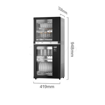美的（Midea）立式大容量商用上下独立控制高温触控消毒柜 厨房餐具大容量碗柜 comfee出品 94升 JL09