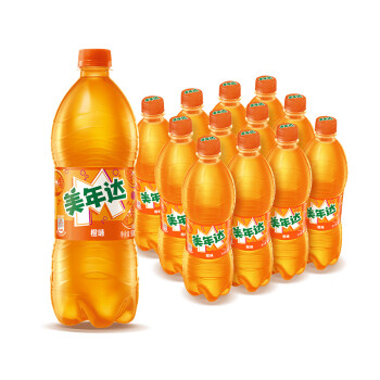 百事可乐美年达 Mirinda 橙味 汽水碳酸饮料 900ml*12瓶 整箱装