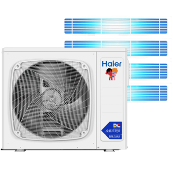 海尔（Haier）中央空调一拖四风管机4匹小多联一级能效全直流变频嵌入式智尊+ RFC100MXSAVA(G)