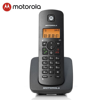 摩托罗拉（Motorola）数字无绳电话机 无线座机 办公家用 免提 来电显示 低辐射C4200C (子机)黑色