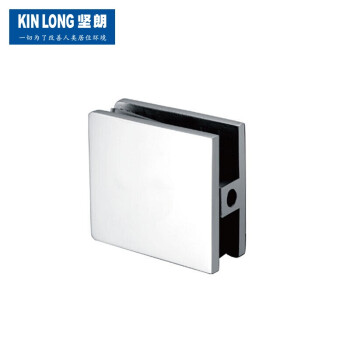 坚朗KINLONG      304不锈钢玻璃夹直角固定淋浴房五金配件WW581101 亚光