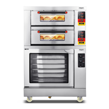 德玛仕（DEMASHI）组合烤箱 电烤箱连发酵箱 上烤下发醒烤炉 DKL-102Z-5FJ二层二盘烤箱+五盘发酵箱