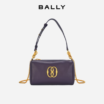 巴利（BALLY）女士紫色羊皮革单肩包 6304635
