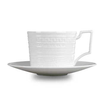 WEDGWOOD威基伍德 意大利浮雕 220ml杯碟套组 骨瓷欧式下午茶咖啡具