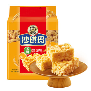 徐福记香酥鸡蛋味沙琪玛768g/袋 12道工序匠心传承 营养早餐休闲零食