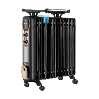 奥克斯 取暖器/取暖器家用/取暖电器/电暖器/暖气/电暖气片烤火炉油丁15片电热油汀电暖炉NSC-220-15A1