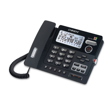 中诺（CHINO-E）商务办公电话机 4G录音电话 储存连接电脑录音家用座机G086 黑色