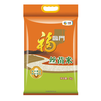 福临门丝苗米5kg 中粮出品长粒籼米