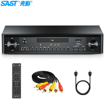 先科（SAST）PDVD-7026A  播放机高清evd无损收音USB光盘cd播放器dts音效5.1vcd影碟机 黑色