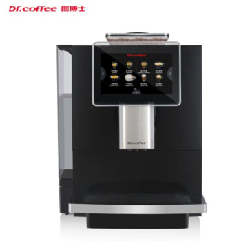 咖博士 (Dr.coffee) F10全自动意式咖啡机一键拿铁美式卡布奇诺智能触屏办公现磨咖啡家用商 F10黑色
